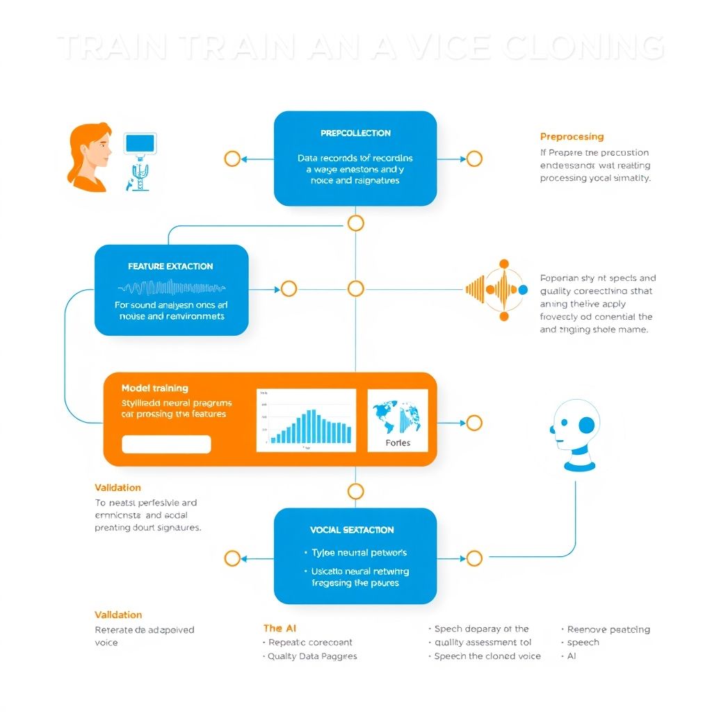 Visual explanation of How to train AI voice clone