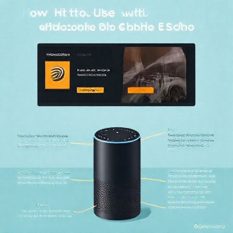 Visual explanation of how to use audible with amazon echo show display