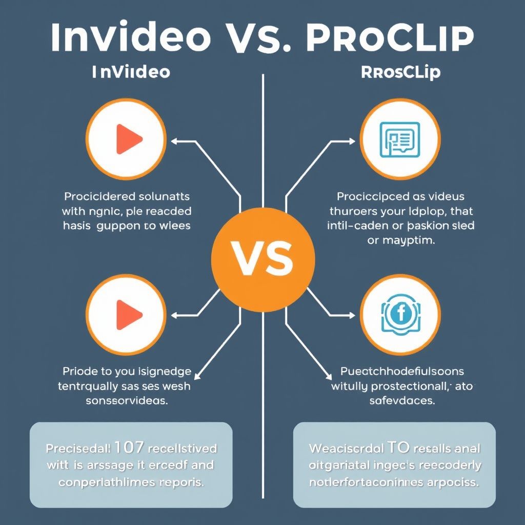 Visual explanation of invideo vs proclip ai