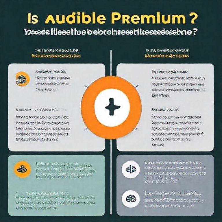 Visual explanation of is audible premium plus better than regular audible membership