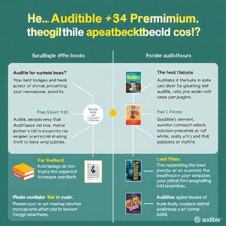 Visual explanation of is audible premium plus cheaper than buying audiobooks individually