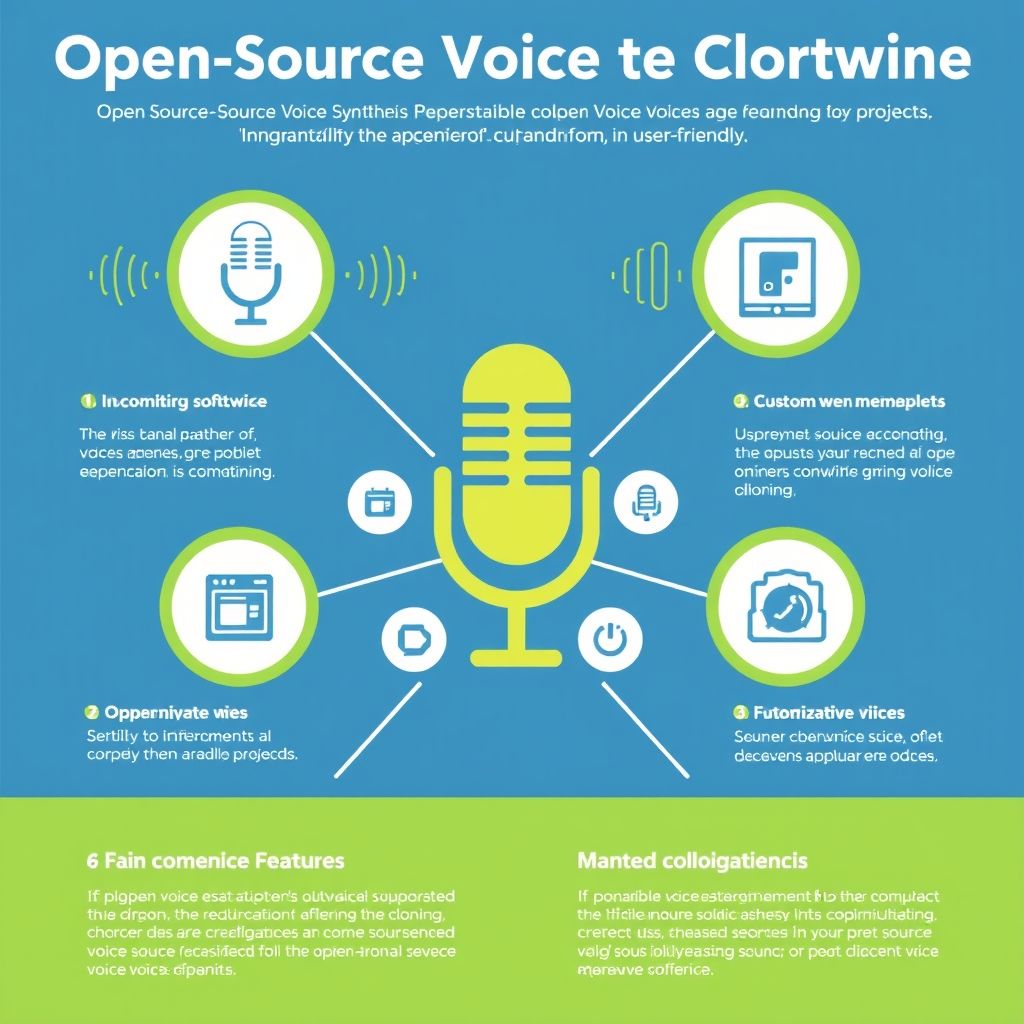 Visual explanation of open source voice cloning software