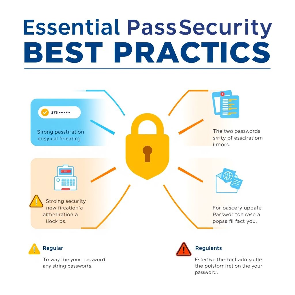 Visual explanation of password security best practices