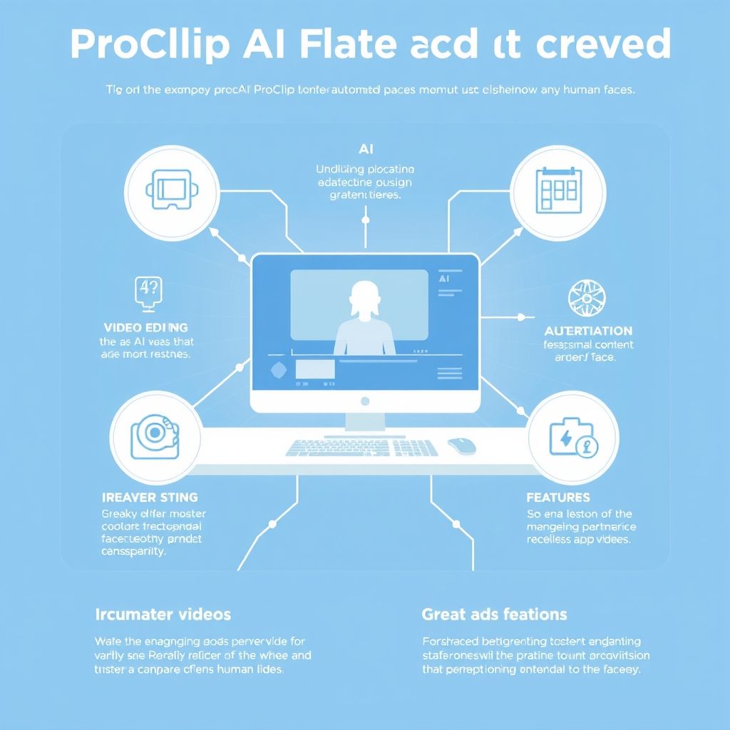 Visual explanation of proclip ai faceless ad video creation