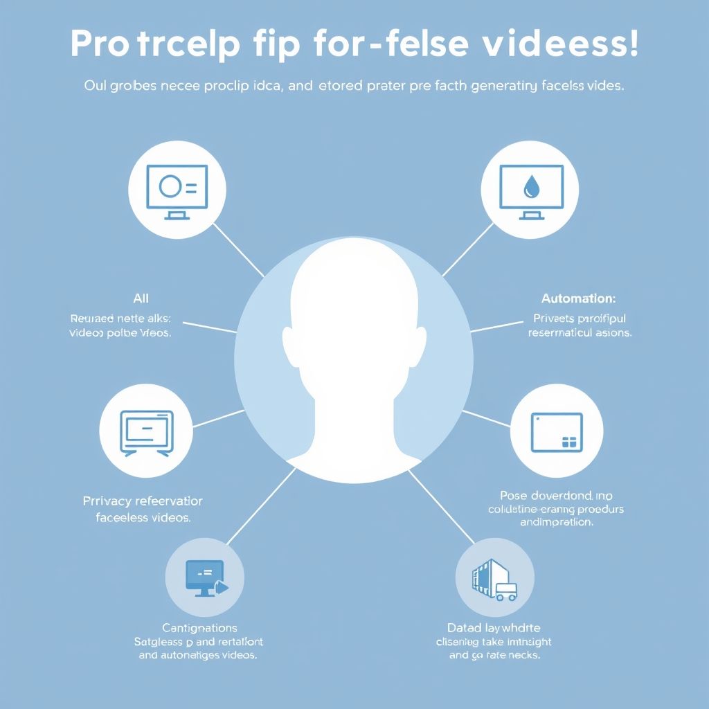 Visual explanation of proclip ai for creating faceless videos