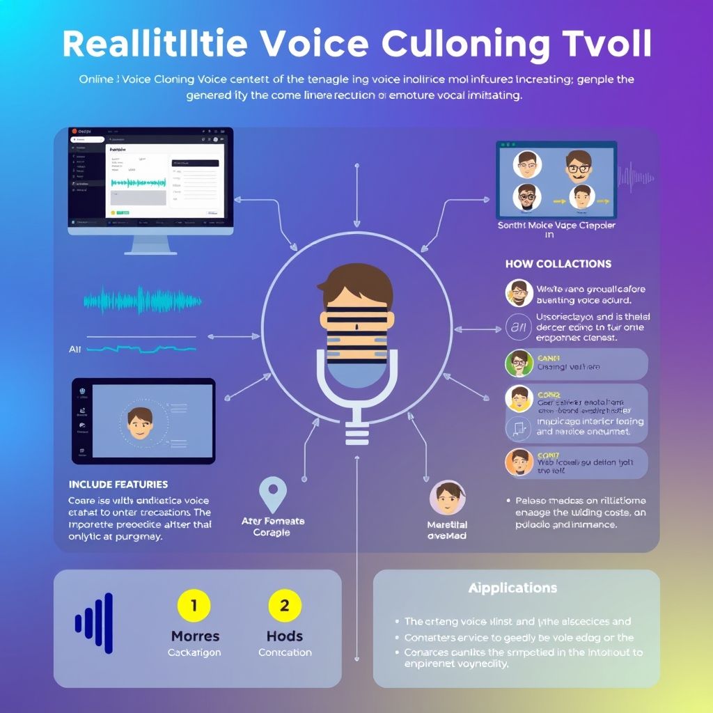 Visual explanation of realistic voice clone online tool