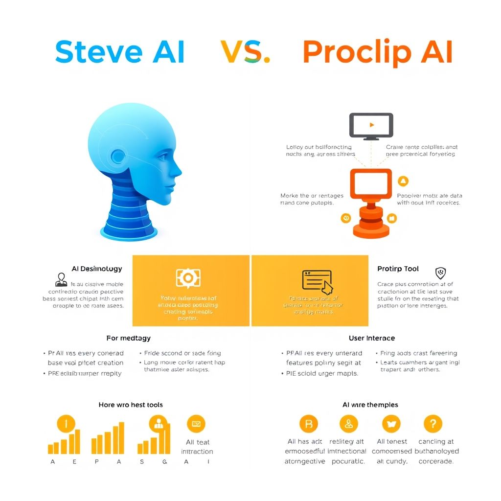 Visual explanation of Steve AI vs ProClip AI
