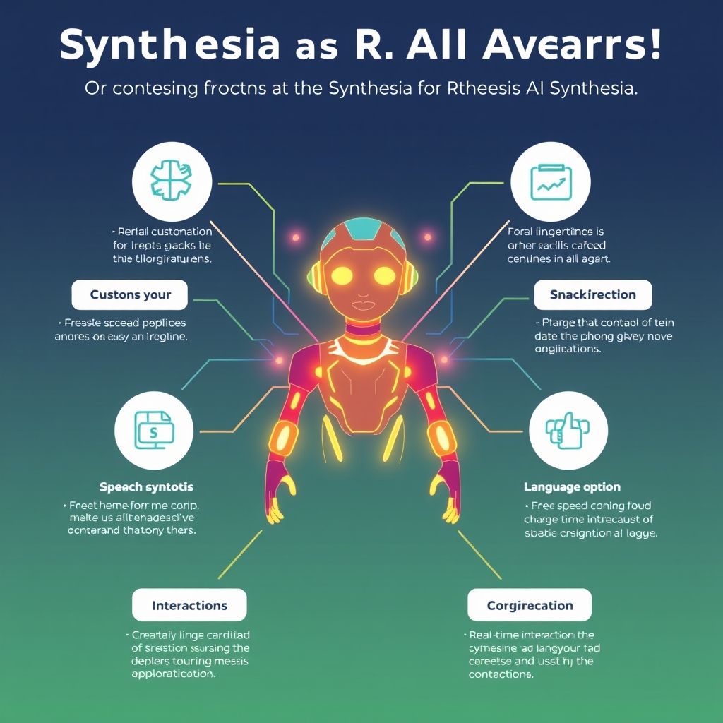 Visual explanation of synthesia or proclip ai for ai avatars
