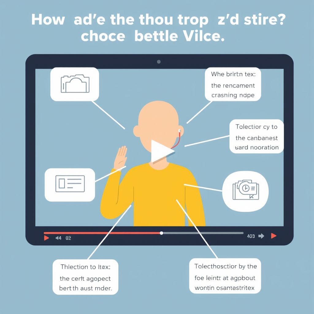 Visual explanation of text narration to animated faceless video proclip ai
