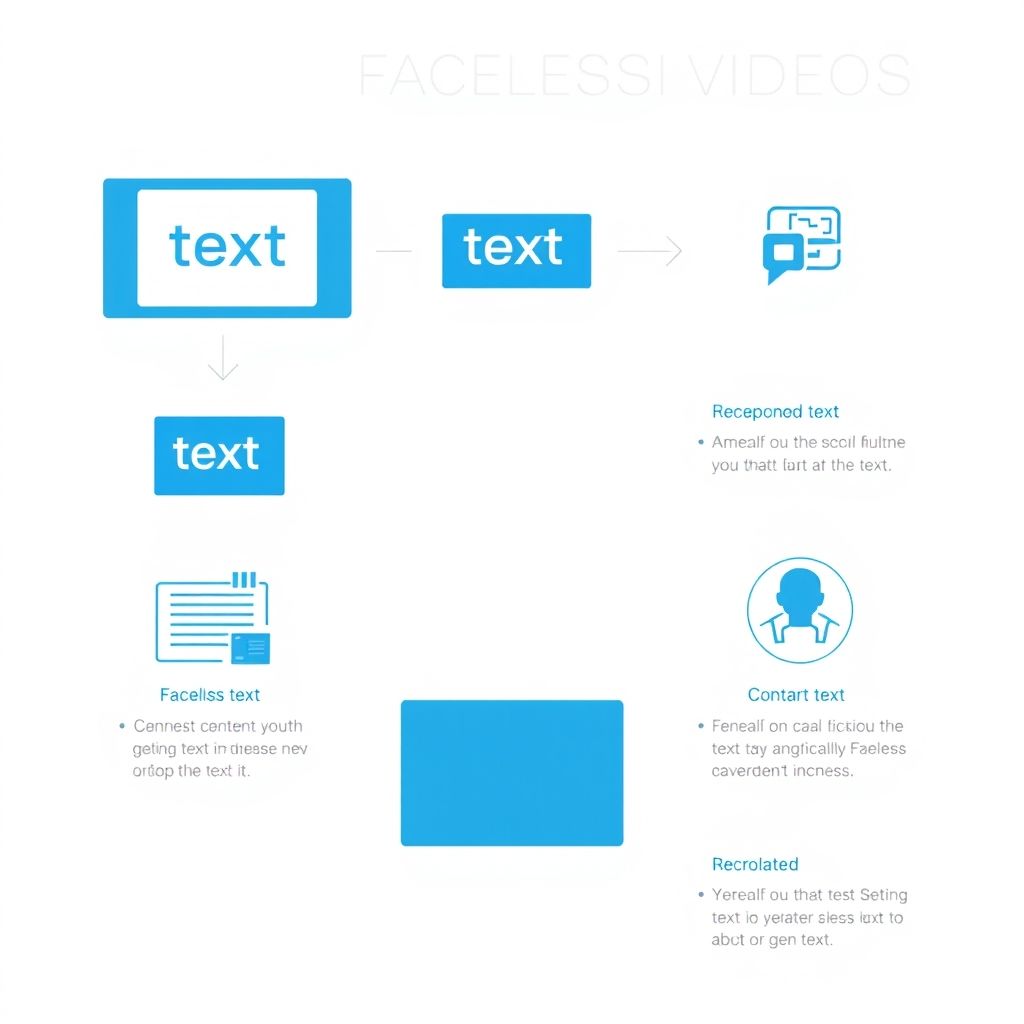 Visual explanation of text to faceless video using proclip ai