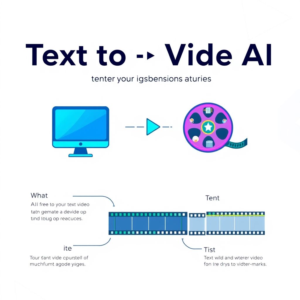 Visual explanation of text to video ai free without watermark