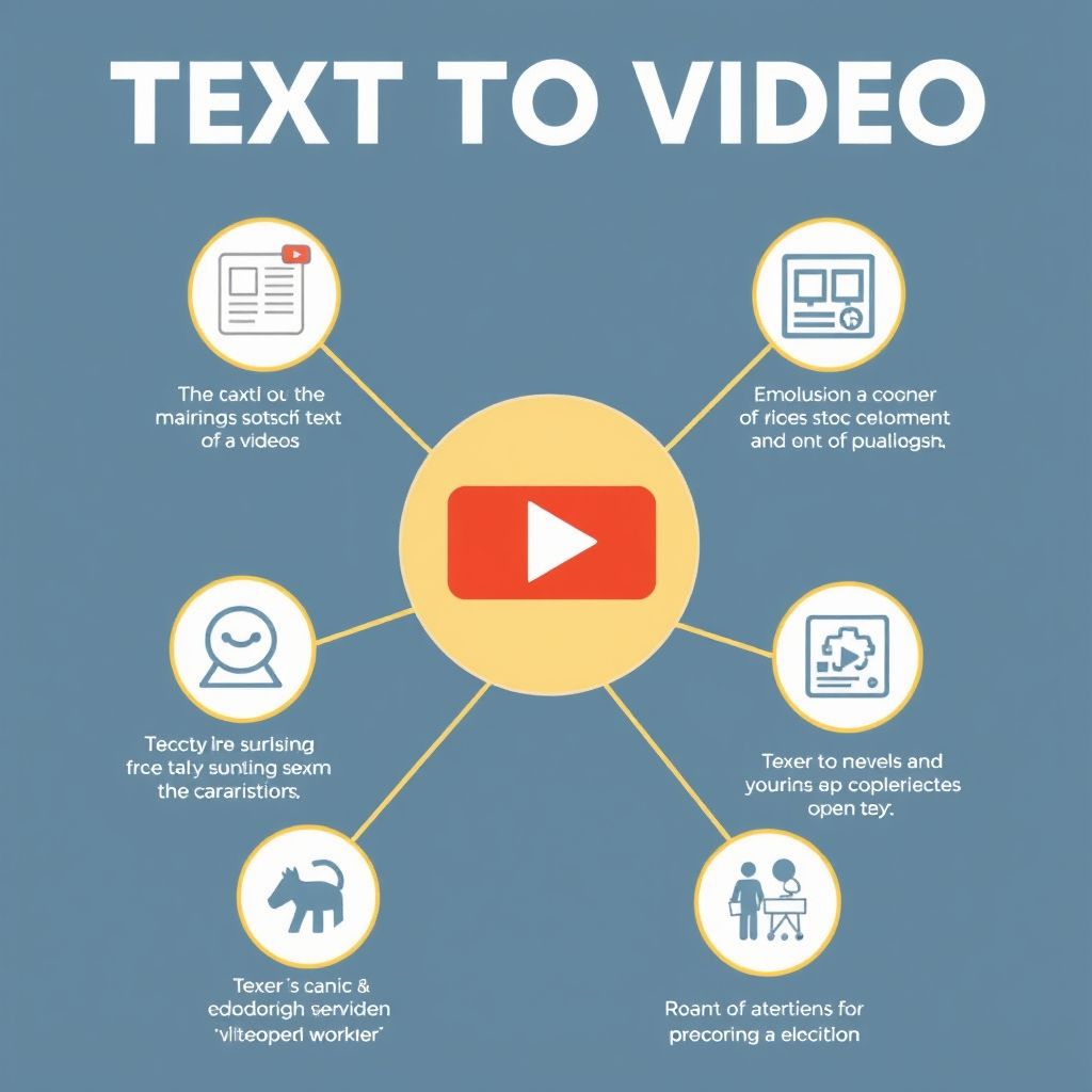 Visual explanation of text to video api