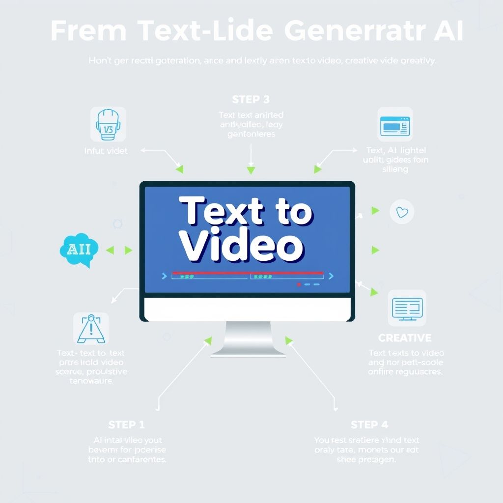 Visual explanation of text to video generator ai free