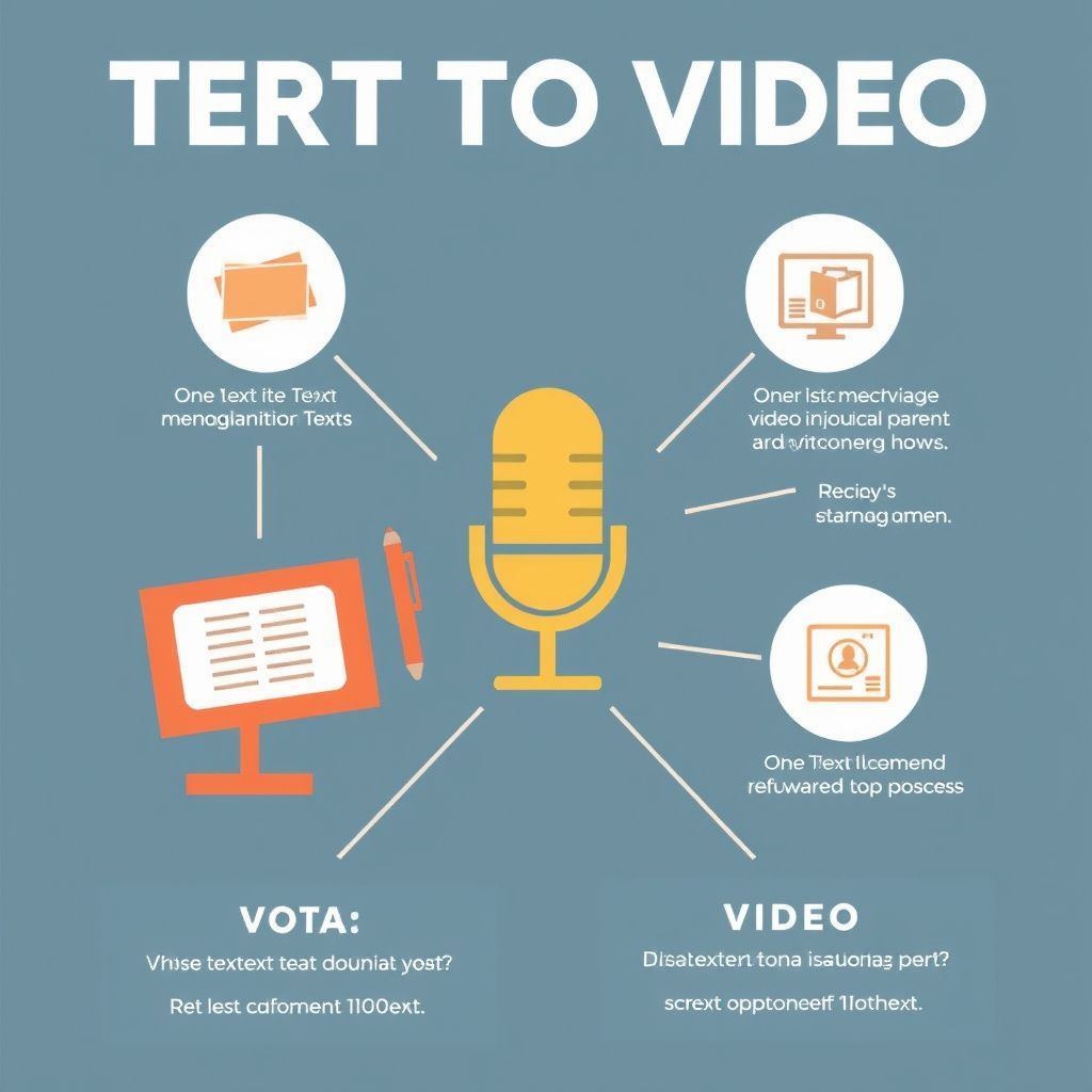 Visual explanation of text-to-video voice technology