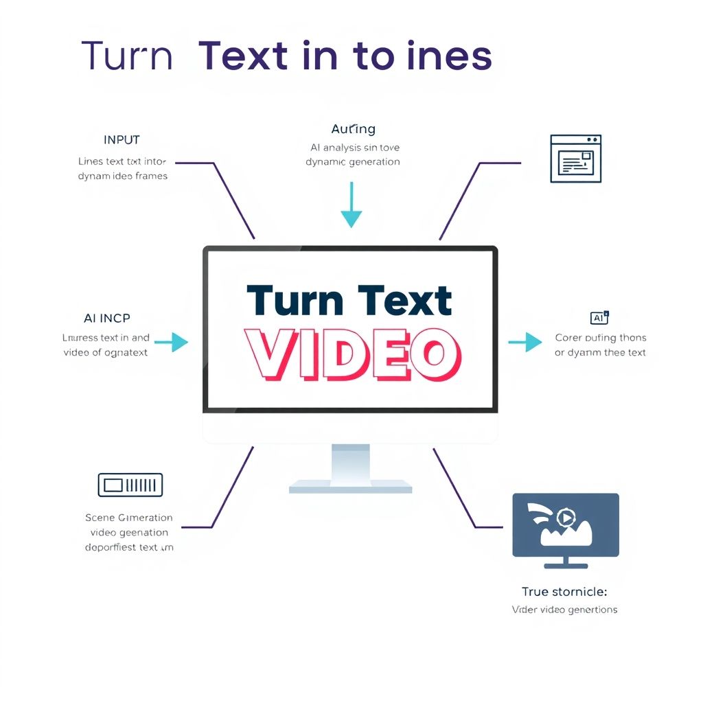 Visual explanation of turn text into video using proclip ai