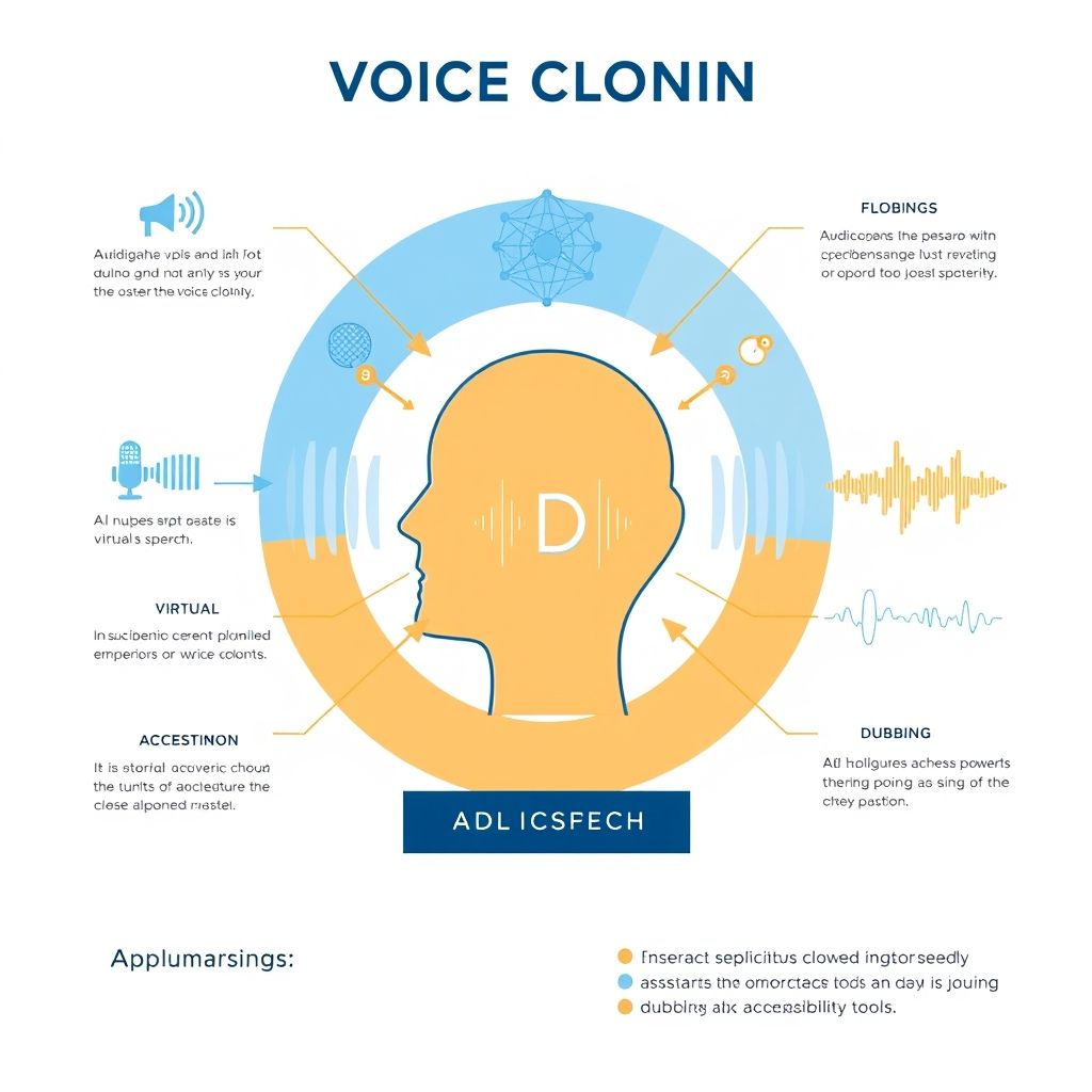 Visual explanation of voice cloning technology