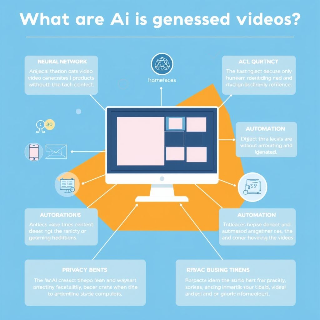 Visual explanation of What are AI generated faceless videos
