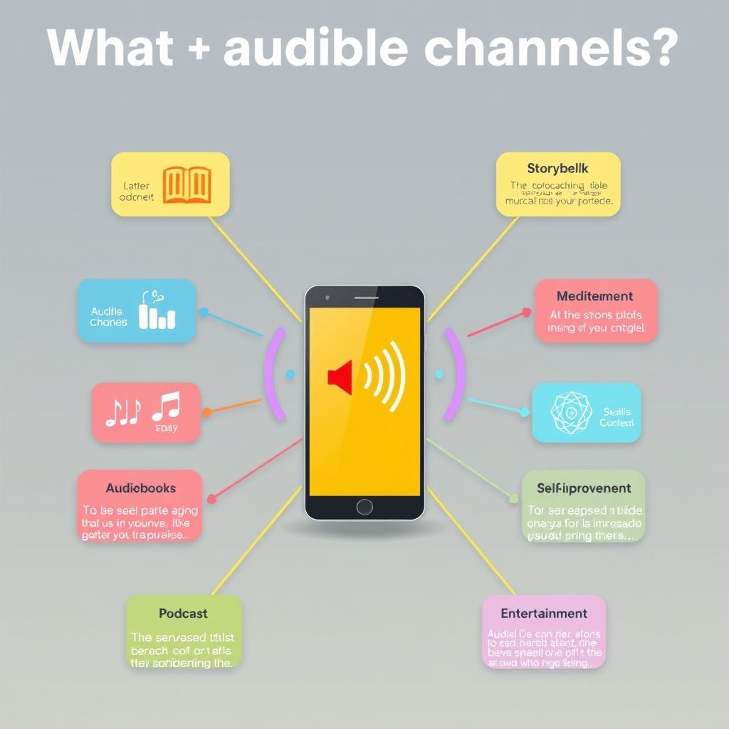 Visual explanation of Audible Channels content