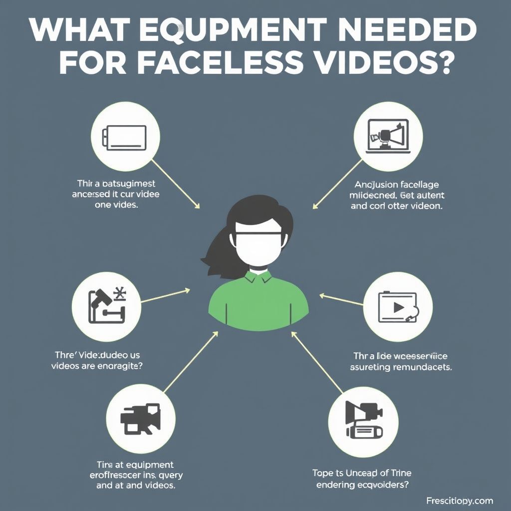 Visual explanation of What equipment is needed for faceless videos