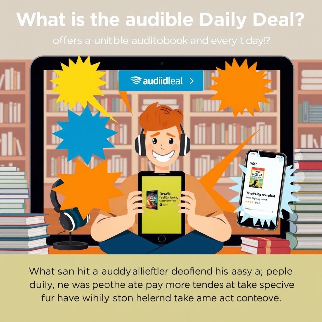 Visual explanation of what is the audible daily deal and how can i take advantage of it