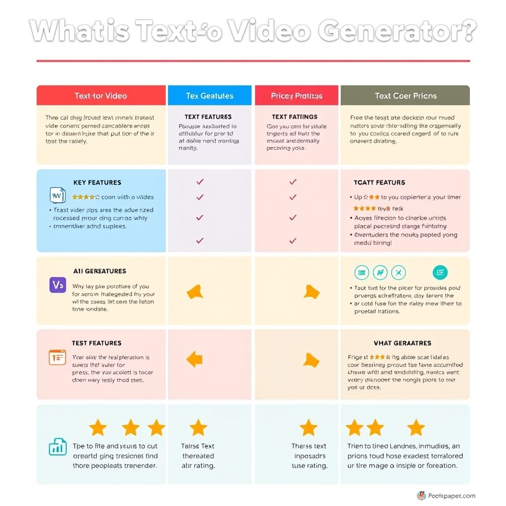 Visual explanation of what is the best text to video ai generator