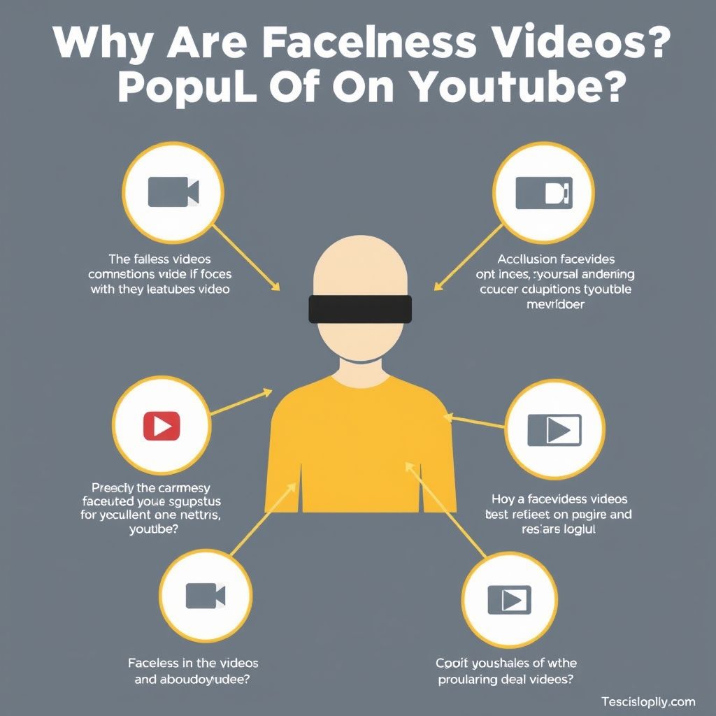 Visual explanation of Why are faceless videos popular on YouTube