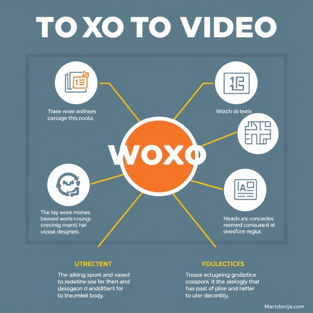 Visual explanation of woxo text to video