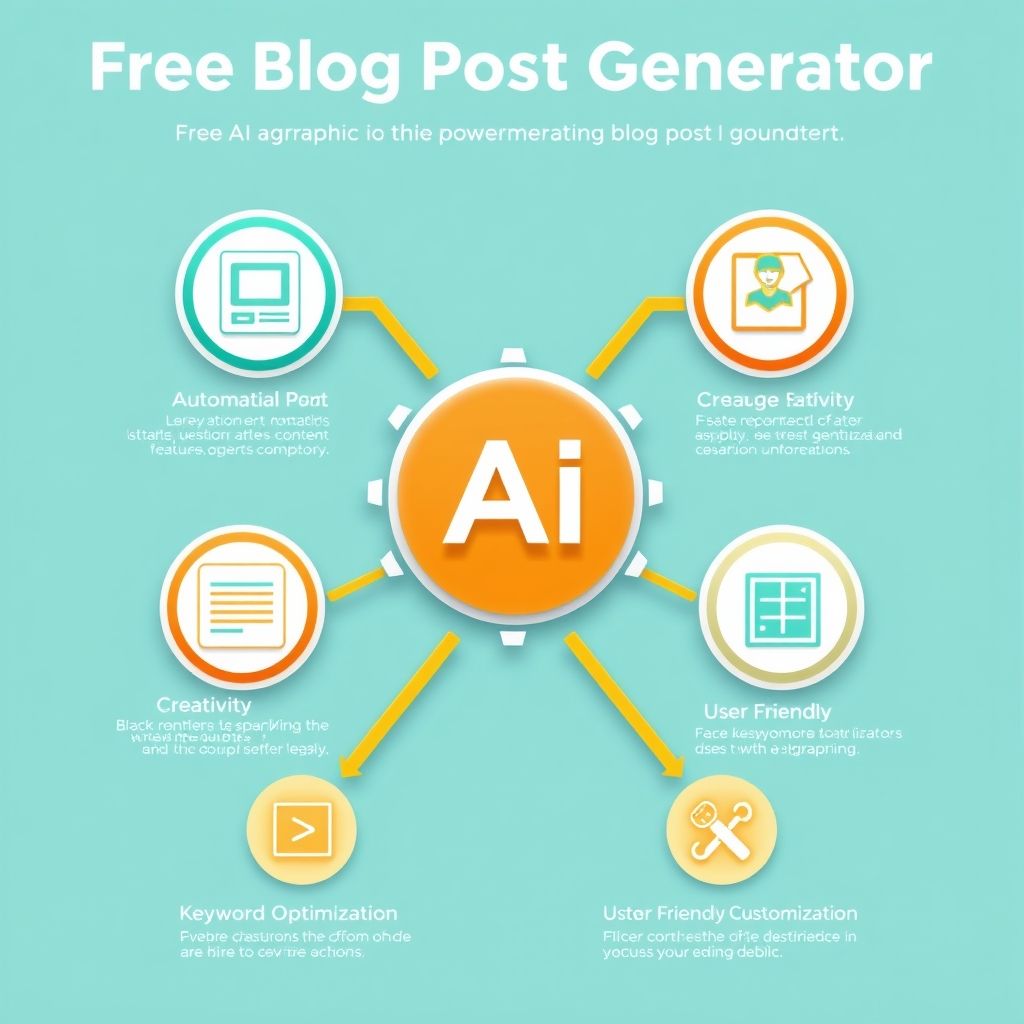 Detailed feature overview of Free blog post generator AI