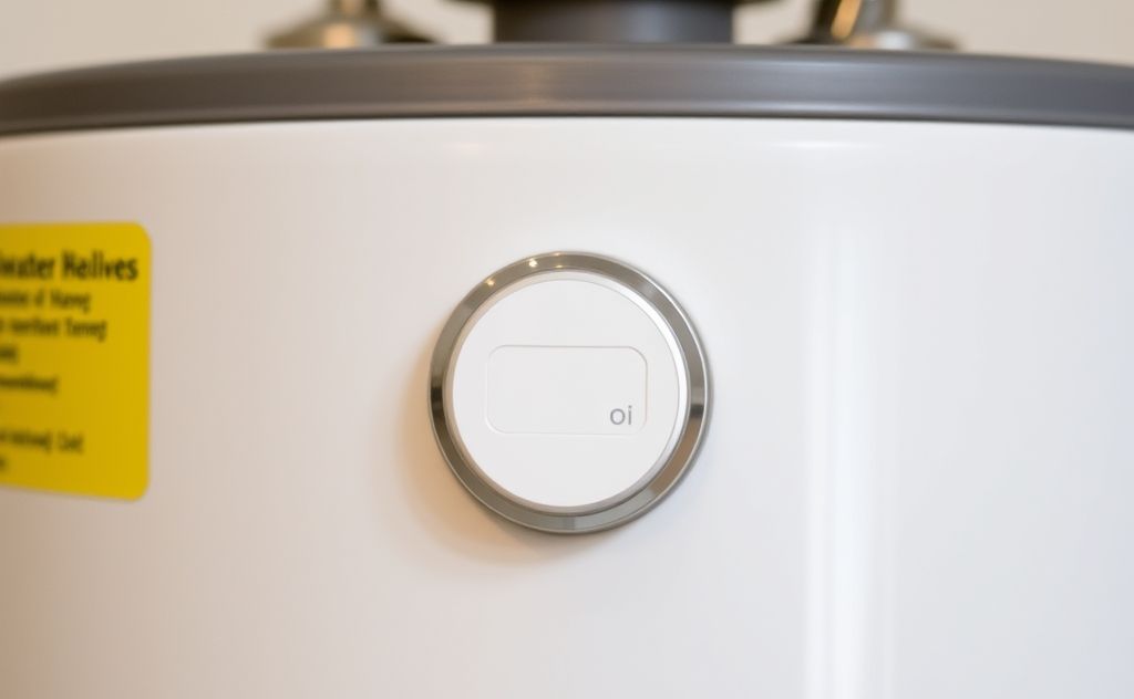 A water heater with a temperature dial set to optimal levels.