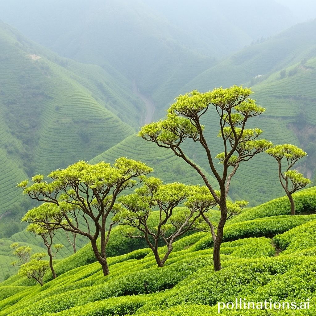 ecological role of wild tea trees in [specific region]