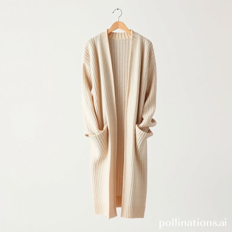 Cardigan panjang soft knit