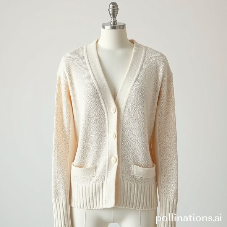 Cardigan kancing mutiara