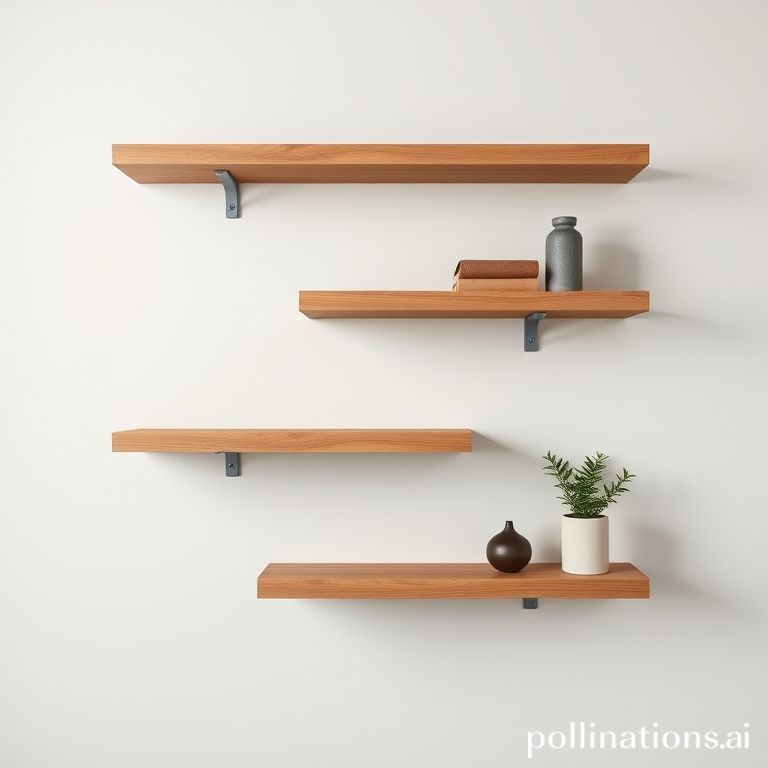 Rak dinding apung set