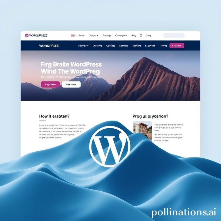 WordPress and modern websites