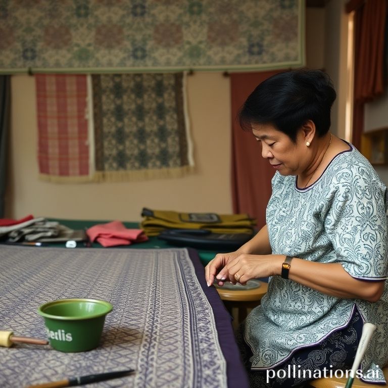Workshop perajin batik Solo