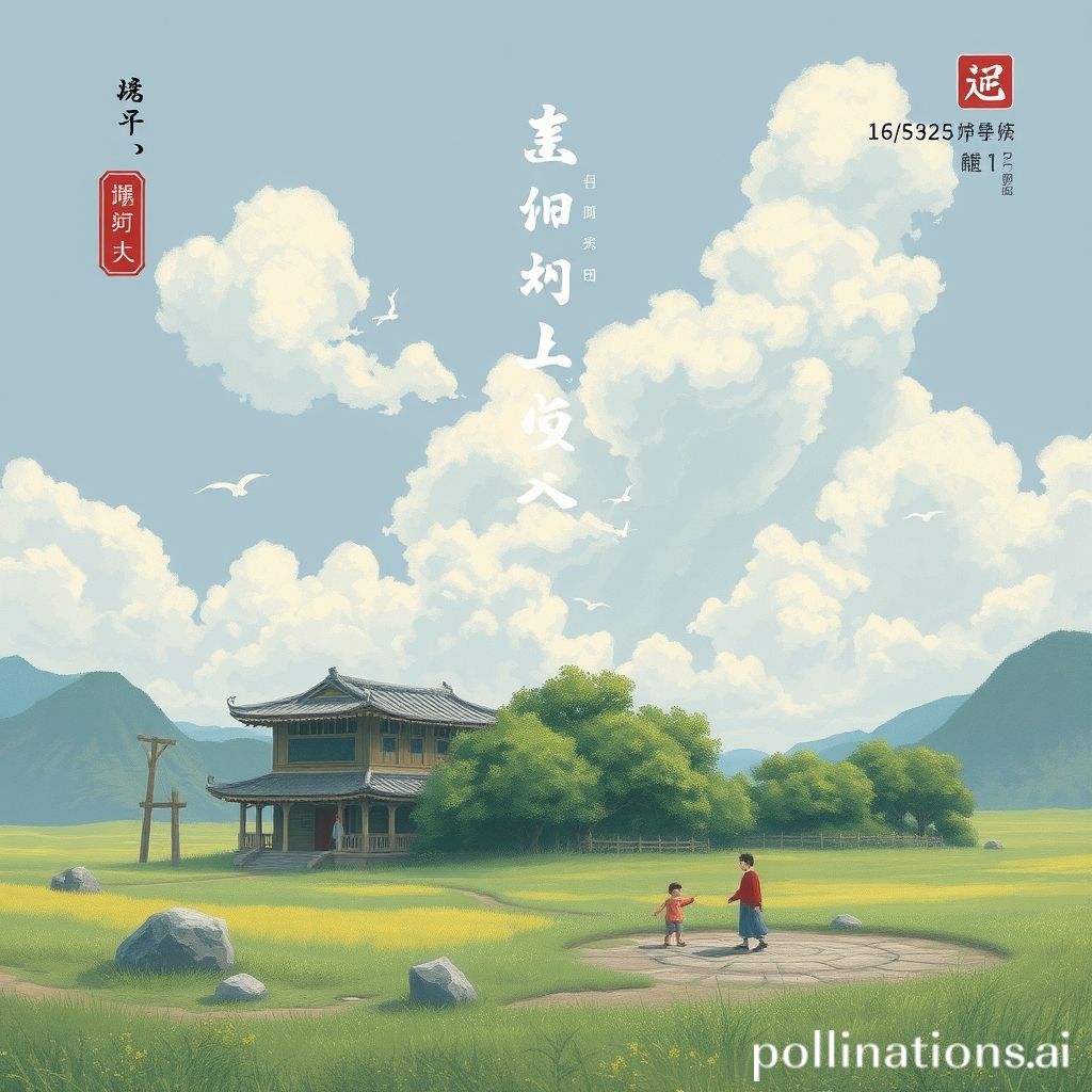 水墨画中的流动线条