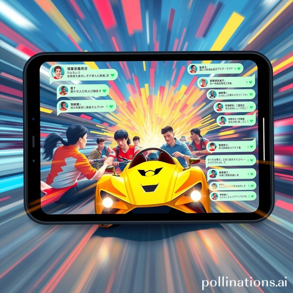 找個極速賽車微信群玩的游戲