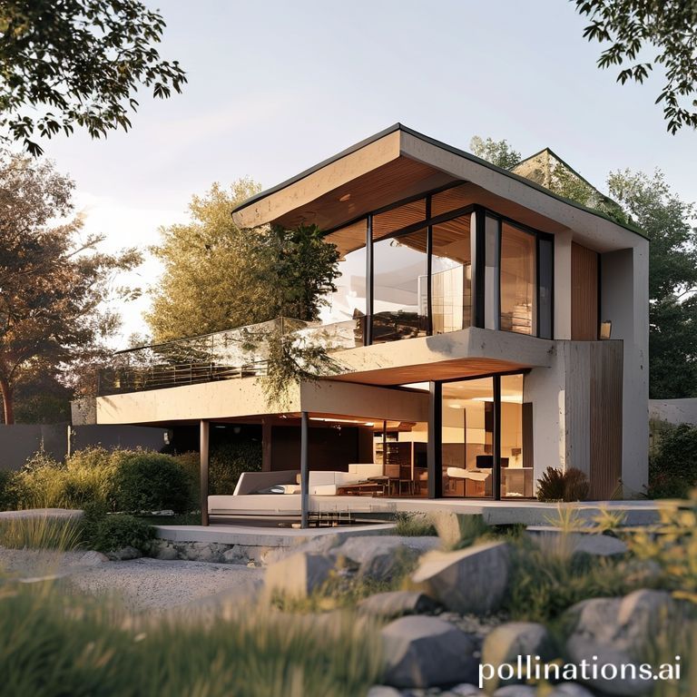 現代的なモジュールハウスのデザイン